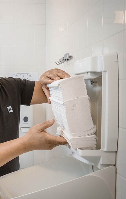Papieren handdoekjes