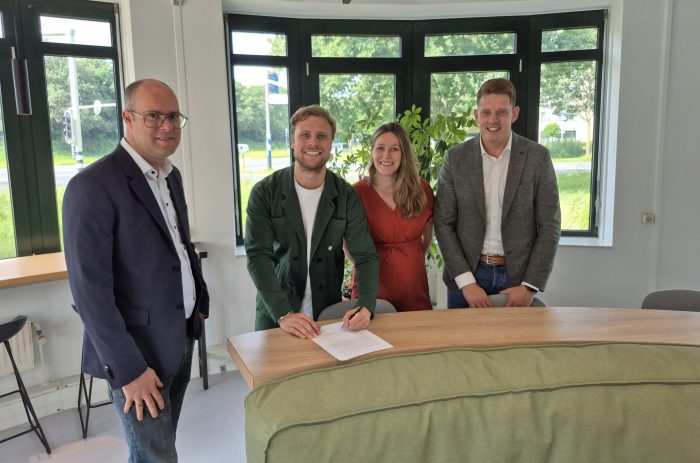 Ondertekenen samenwerkingsovereenkomst Asito, Gom, CSU en EW Facility Services